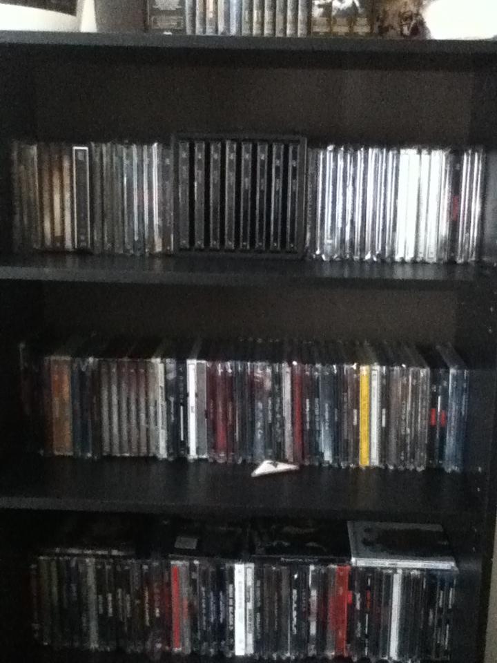 Top two shelves