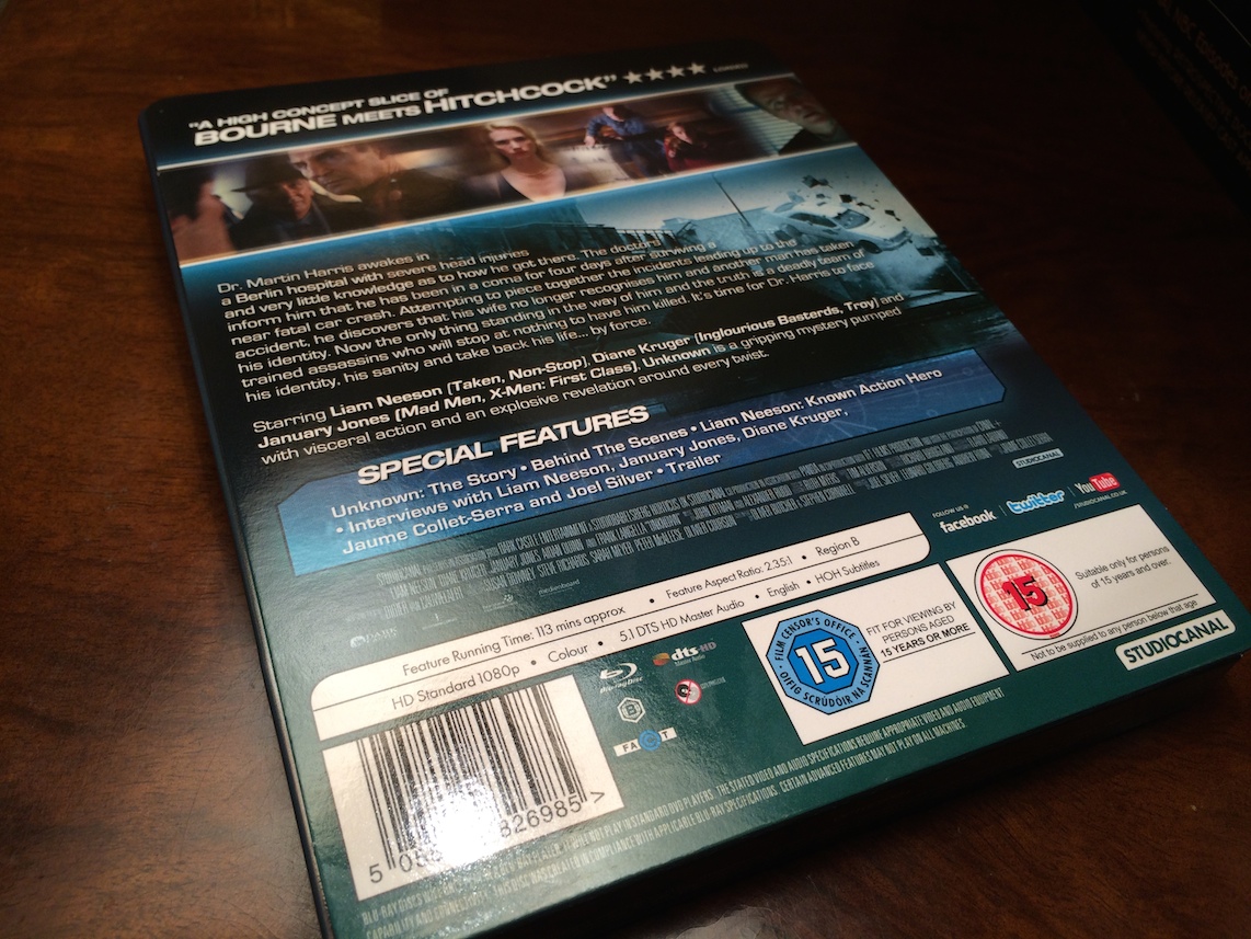 UK - Unknown Steelbook