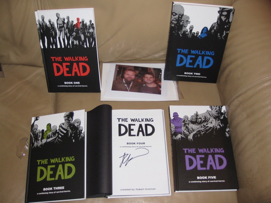 Walking Dead Swag, all 5 were signed as was the photo :)