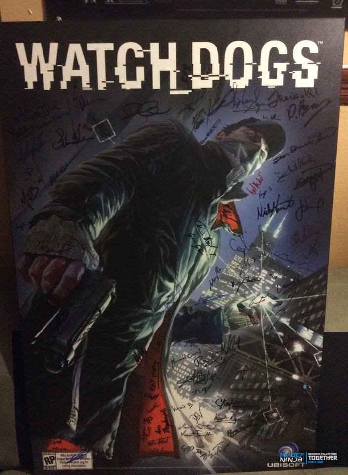Watch_Dogs Giant Laminee poster