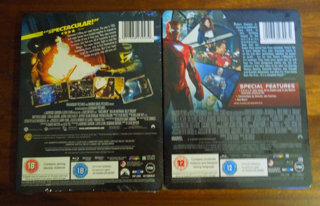 Watchmen + Iron-Man 2 UK Play Back