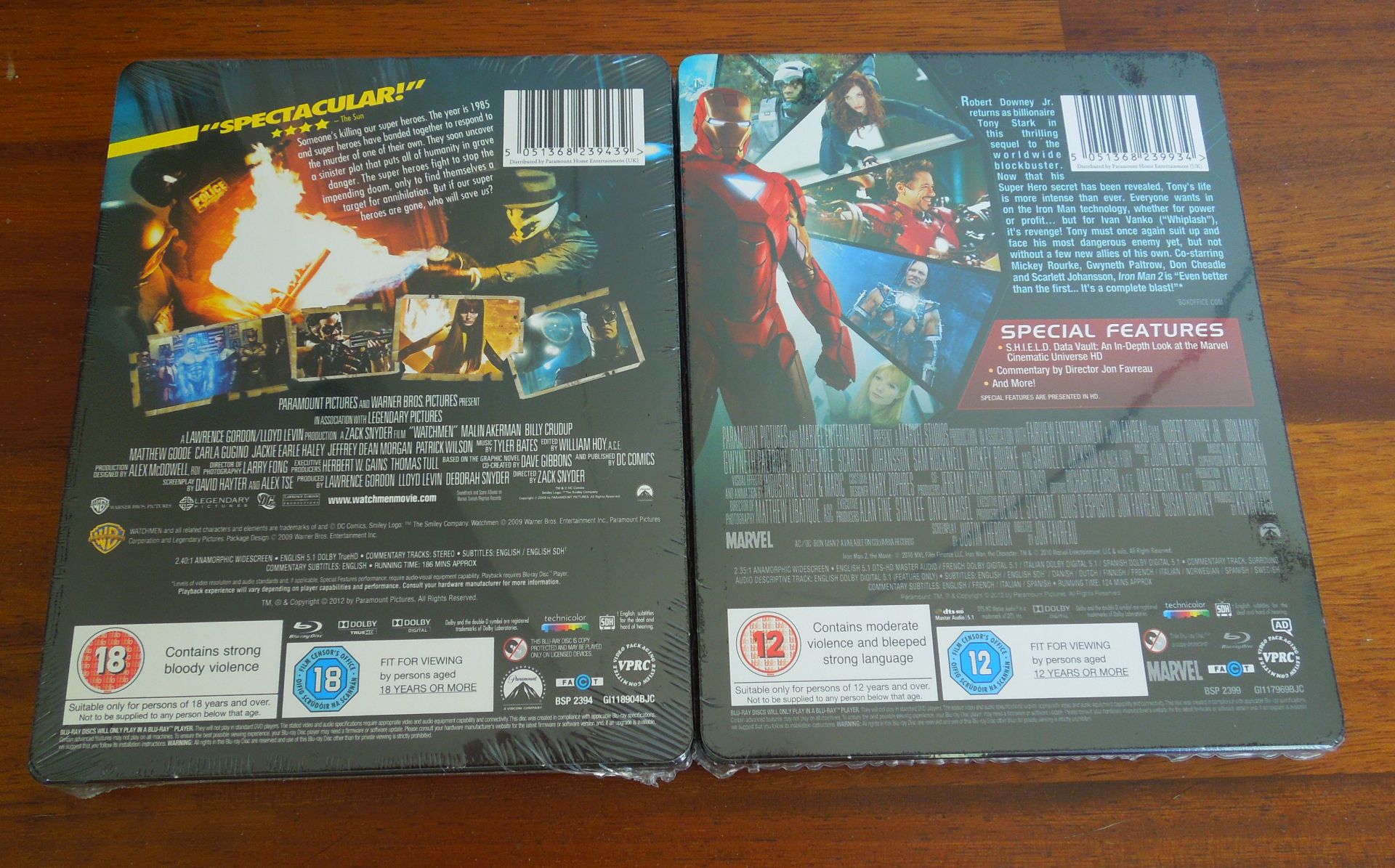 Watchmen + Iron-Man 2 UK Play Back