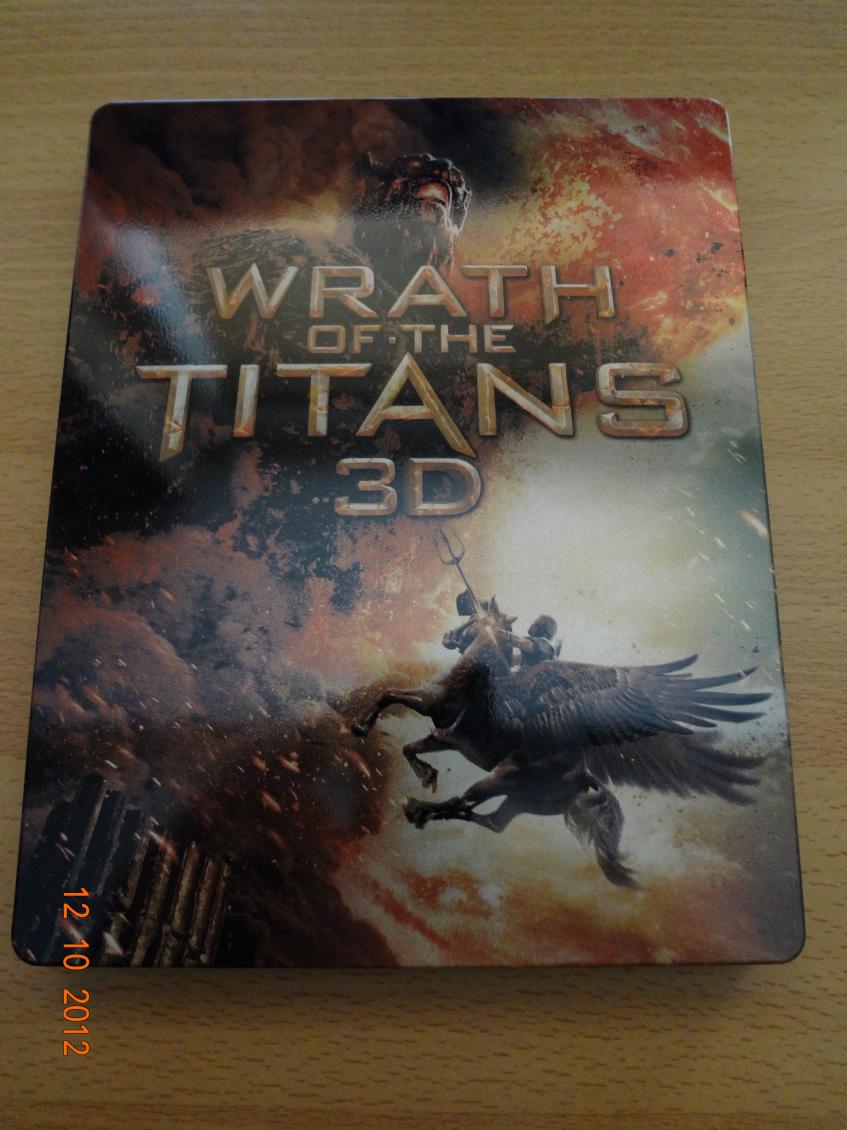 Wrath Of The Titans 3D HMV Exclusive Steelbook Front
