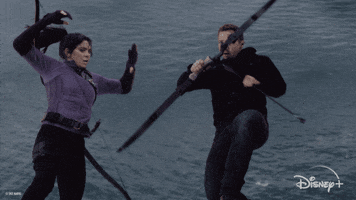 Hailee Steinfeld Falling GIF by Marvel Studios