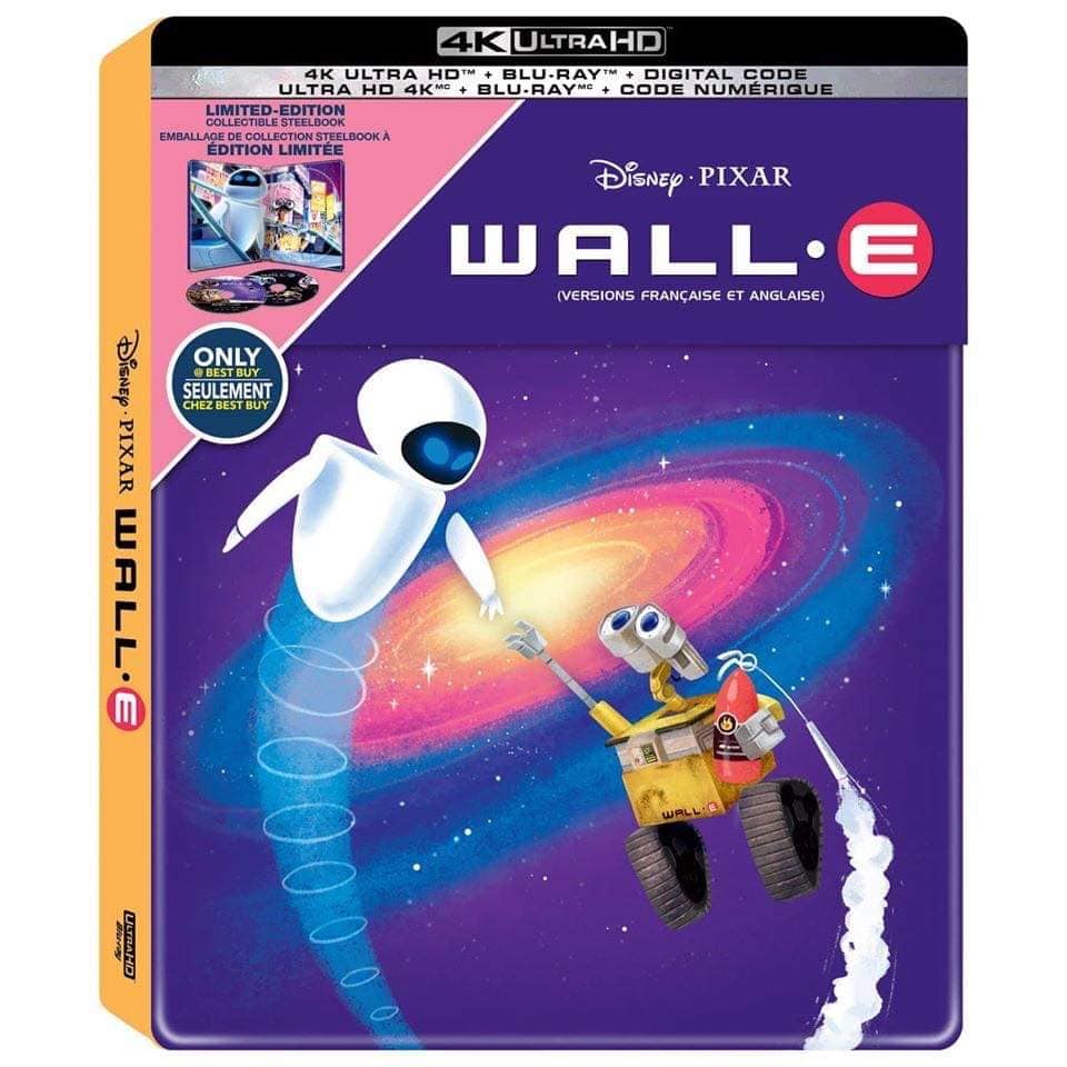 Wall·e 4k2d Blu Ray Steelbook Best Buy Exclusive Usa Hi Def