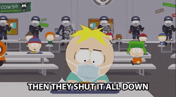 Mask Waiting GIF by South Park