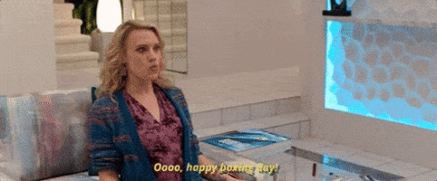kate mckinnon happy boxing day GIF by Rough Night Movie