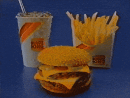 burger king cheeseburger GIF