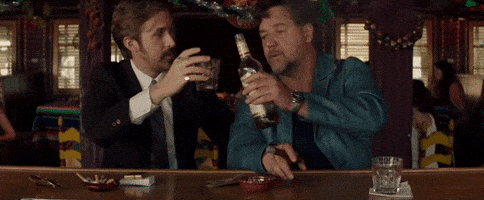 ryan gosling cheers GIF