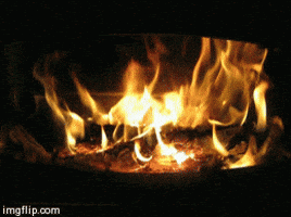 on fire burn GIF