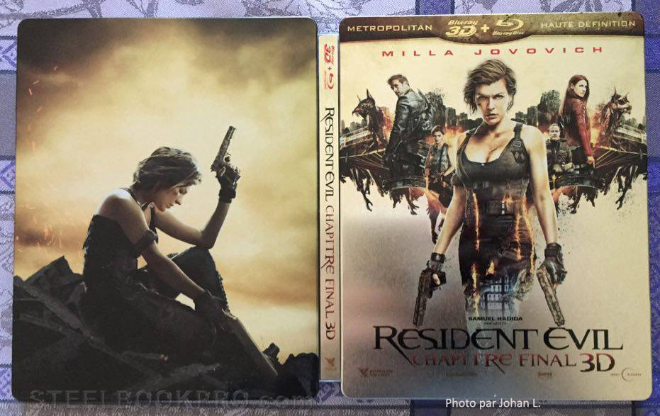 Resident Evil on X: Win a autographed Resident Evil: Final Chapter poster  & ALL 6 Resident Evil live action films on Steelbook Blu-ray!    / X