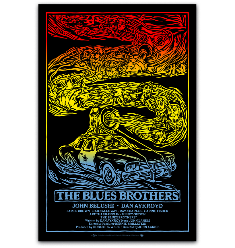 The blues brothers poster by tom newell The blues brothers poster by tom newell