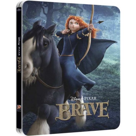 Brave (Ltd. Zavvi Steelbook) (3D + Blu-ray) (Import), 8717418426354