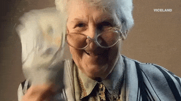 Old Lady Laughing GIF by MOST EXPENSIVEST