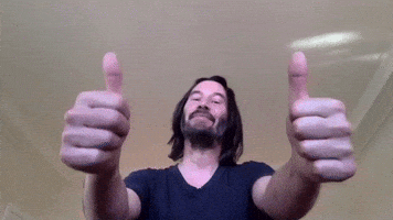 Keanu Reeves Thumbs Up GIF by Lionsgate