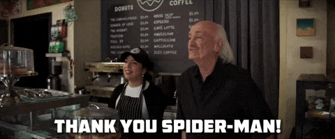 Spider-Man Thank You GIF by Leroy Patterson