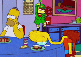 The Simpsons Leprechaun GIF