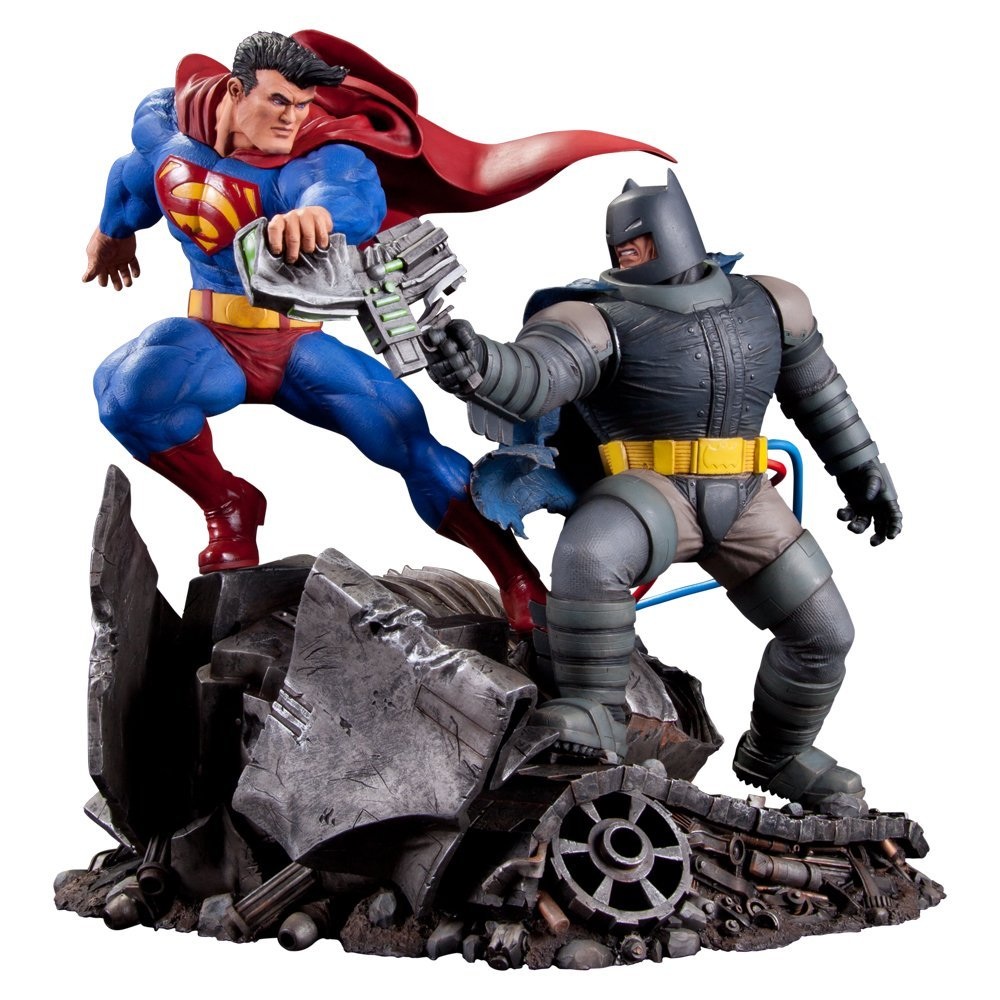 frank miller superman statue