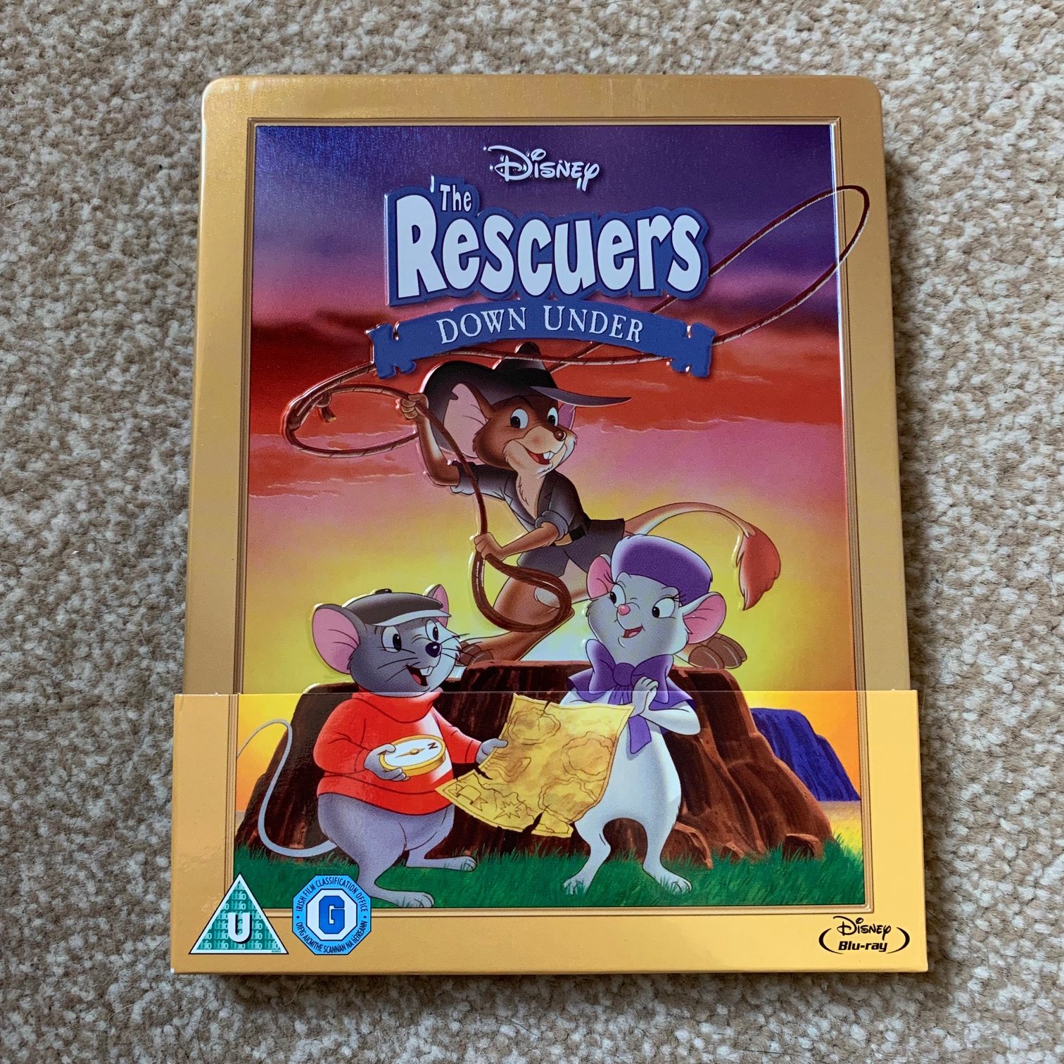 UK The Rescuers Down Under Zavvi Exclusive Blu-ray SteelBook review.