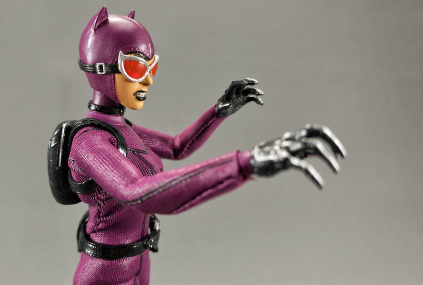 mezco catwoman purple