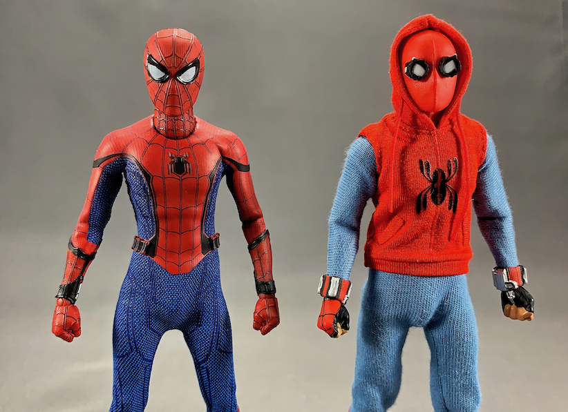 mezco spider man homecoming homemade suit