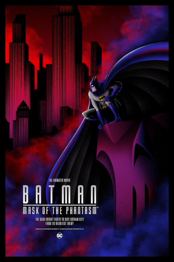 Batman: Mask Phantasm by Bruce Yan is the newest screen print from Grey Matter Art goes on sale Feb. 27th! | Hi-Def Ninja - Blu-ray SteelBooks - Pop Culture -