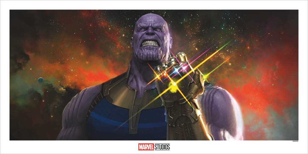 Grey Matter Marvel Cinematic Concept Art Print Set of 5 Part I Matching Number 