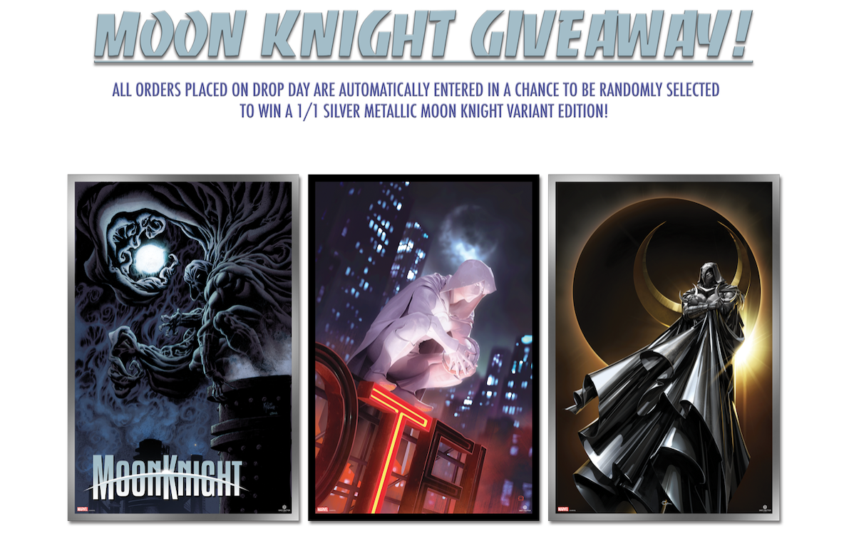 Disney + Moon Knight Series Artwork Goes On Sale 11/10 @ 1 PM ET. in t –  Grey Matter Art