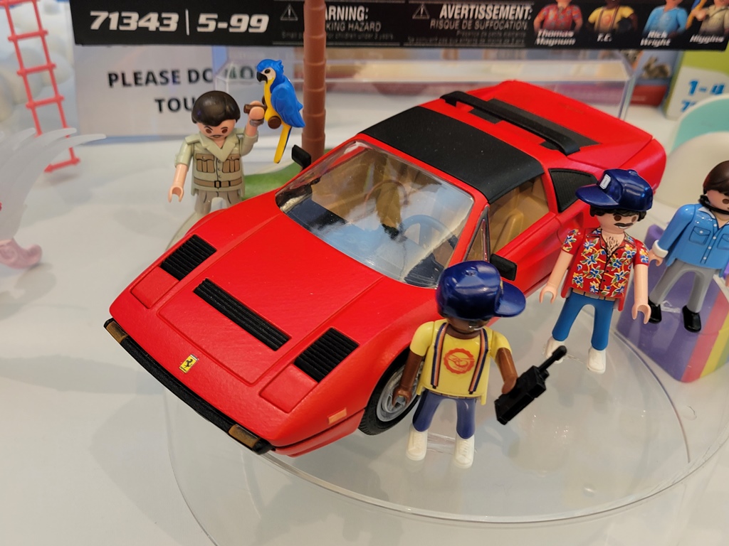 Playmobil 71343 Magnum P.I. Ferrari 308 GTS Quattrovalvole Sports Car  Playset